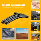 For TESLA Model 3 Model S Model Y Roadster Front Wiper Blades 2012-2024 Windscreen Windshield Window Accessories 2021 2022 2023