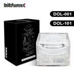 Bitfunx Gamecube NGC Replacement Shell Transparent Case for Gamecube NGC GC Game Console