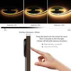 Blackboard COB Storage Cabinet Ceiling Panel Wall LED Strip Kitchen Light Wardrobe LED Tape Penetrable Wood Dimmable Touch Lamp