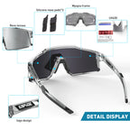 Kapvoe Cycling Glasses Polarized MTB Road Bike Glasses UV400 Protection Sunglasses Ultra Light Sport Eyewear Equipment