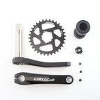 CRUZbike MTB Mountain Bike Kid's  Bicycle Crankset Crank 155/160/165/170/175mm Aluminum Alloy with Chainring 30/32/34/36/38T