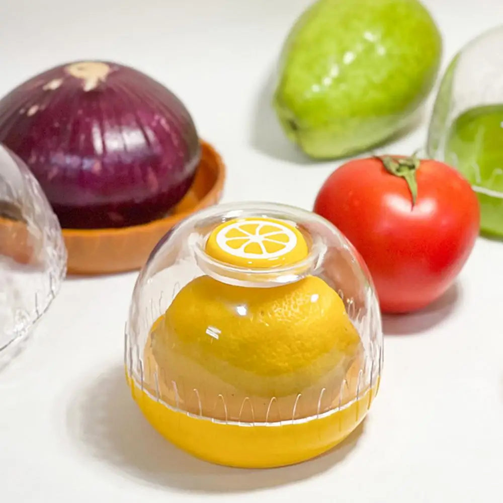 Fruit Preservation Box Refrigerator Sealed Storage Container Plastic for Avocado Lemon Onion Tomato Vegetable Fruit Preservation