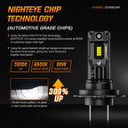 NIGHTEYE H7 LED Bulbs Canbus 35000LM Led h4 H11 H8 H9 9005 HB3 9006 HB4 Car Lights 80W 6500K White Mini Size Car Headlight Bulbs