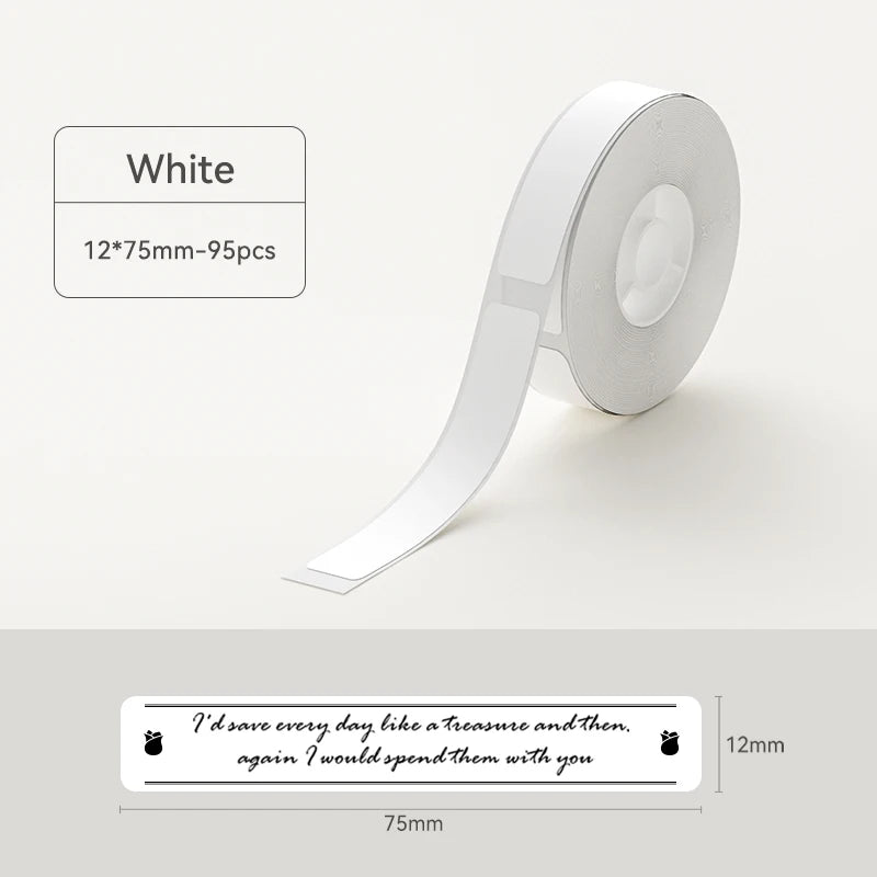 Niimbot Waterproof Anti-Oil Printing Label Paper Scratch-Resistant Tape Sticker for D11 D110 D101 H1S Mini Thermal Label Printer