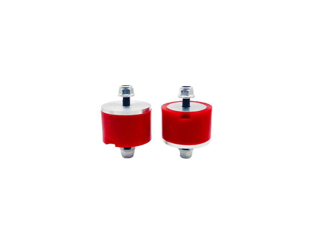 2-piece set For BMW E36 E46 Compact Z3 Z4 Inline 6CYL RED Polyurethane Transmission Bracket Bushings Transmission fixed bushing