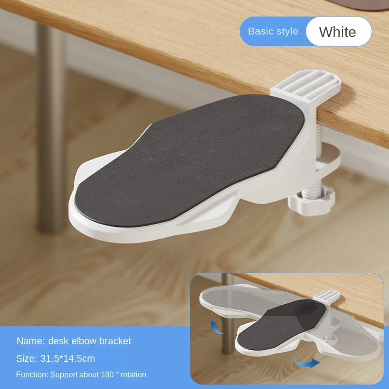 Foldable Ergonomic Computer Desk Arm Rest Pad Wrist Rest Support For Keyboard Armrest Extender Rotating Mouse Pad Holder Rack