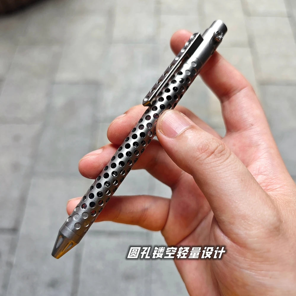 EDC Titanium Alloy Pen With Collection Writing Multi-functional Portable Outdoor EDC Tools