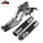 Motorcycle Folding Extendable CNC Moto Adjustable Clutch Brake Levers Handbar End Grips fit For Bajaj Pulsar 200 NS/200 RS/200 A