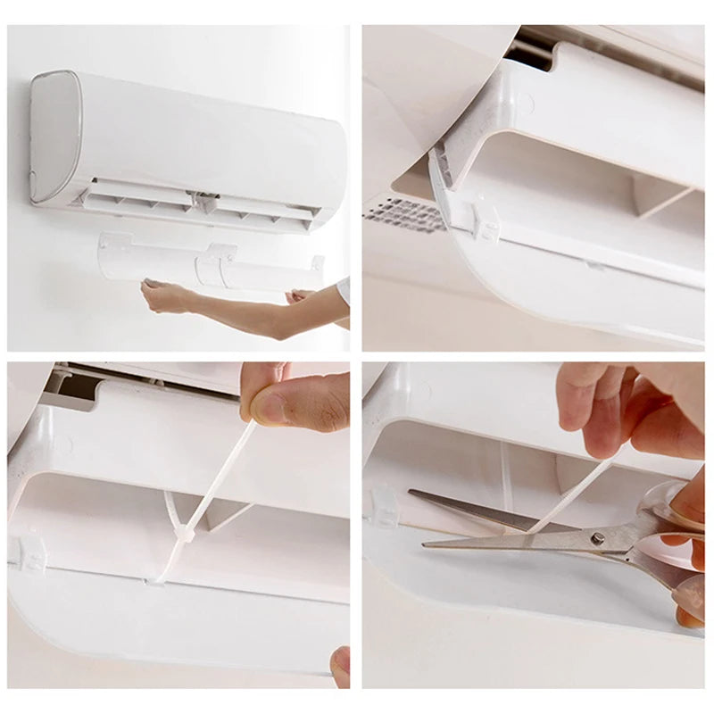 Air Conditioner Windshield Cover Cold Wind Deflector Retractable Baffle Anti-straight Universal Air Conditioning Baffle For Home