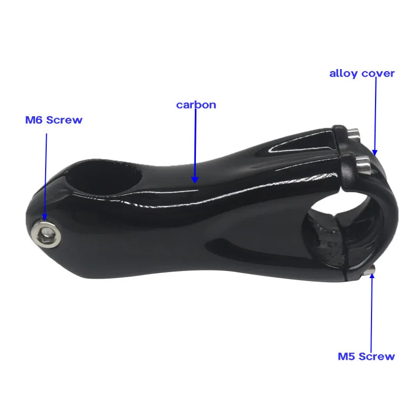Bicycle Stem Carbon MTB/Road Bike ±10 degrees Stems 80/90/110/110/120/130mm 28.6 mm fork  31.8mm handlebar bike frame parts