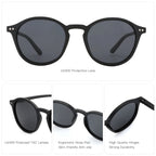 ZENOTTIC 2 Pack Polarized Sunglasses for Women Men Vintage Round and Square Frame UV Protection Shades Driving Sun Glasses