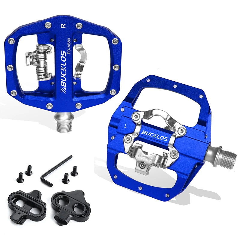 Blue pedal-Cleat
