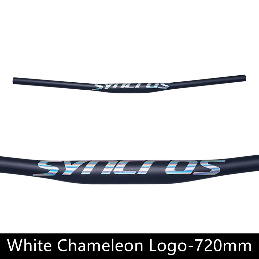 Syncros Carbon Fiber MTB Flat Handlebar 31.8mm Clamp 9° Sweep 580-760mm Black