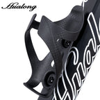 HUALONG Bike Water Bottle Holder Nylon Add Carbon Fiber Water Bottle Cage Road MTB Gravel Bikes Bicycle Water Bottl Drink Cup Ho