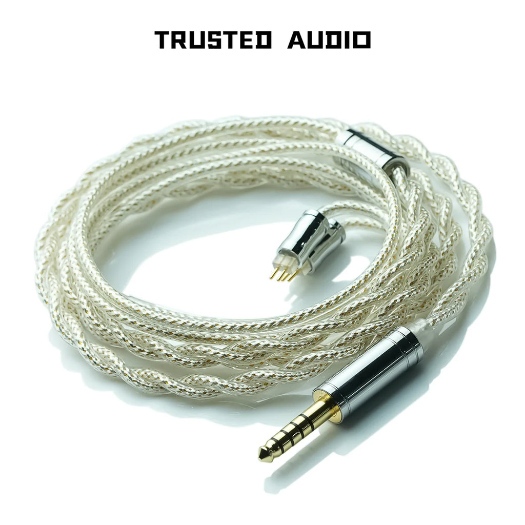 Trusted-PB01 OCC Copper Shield + Copper Alloy Conductor｜Precision Anti-Interference Headphone Cable with 2pin/MMCX/Dual 3.5mm