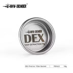 MHW-3BOMBER DEX Precise 58.5mm Espresso Coffee Filter Baskets with Espresso Puck Screen Fit 58mm Portafilter Barista Accessories