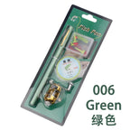 TAKEDO Telescopic Pen Fishing Rod Set with Reel Line Lures Hooks, 1.0-1.5m