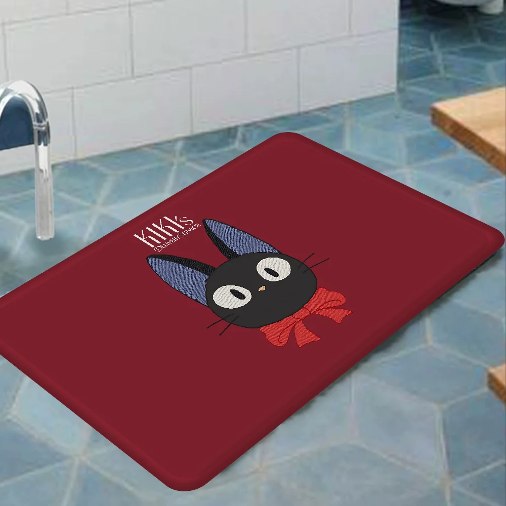 KiKi Jiji Cat Room Mats Nordic Style Home Doormat Bathroom-Toilet Mats Bedroom Hotel Decor Mat