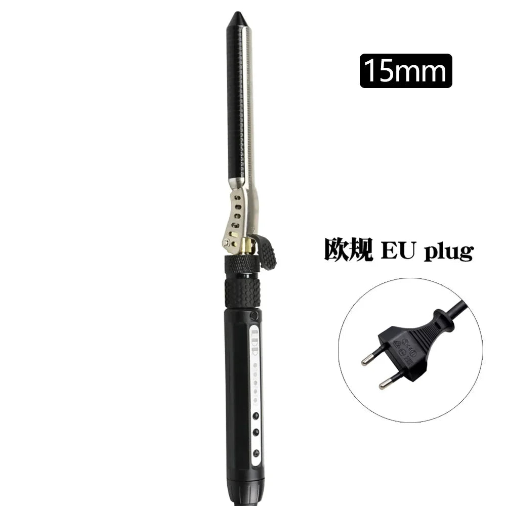 Bestseller Small Curling Iron 7mm Clip Rotatable Short Hair Fluffy Wool Roll Mini Curling Iron
