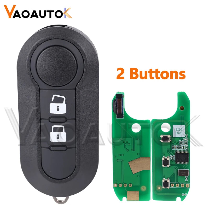 Remote Car Key For Fiat 500 MPV Punto Bravo Ducato Doblo Qubo Grande for Citroen Jumper for Peugeot Boxer for Delphi for Marelli