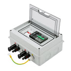 Solar photovoltaic PV Combiner Box With Lightning Protection 1 in 1 out DC 600V Fuse MCB SPD Waterproof Box IP65 Wholesale