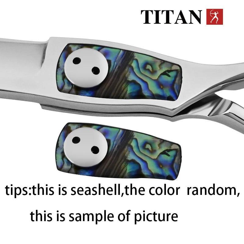 TITAN professional barber scissors cutting thinning hair cut tool hairdressing shear 6inch vg10 steel cnc