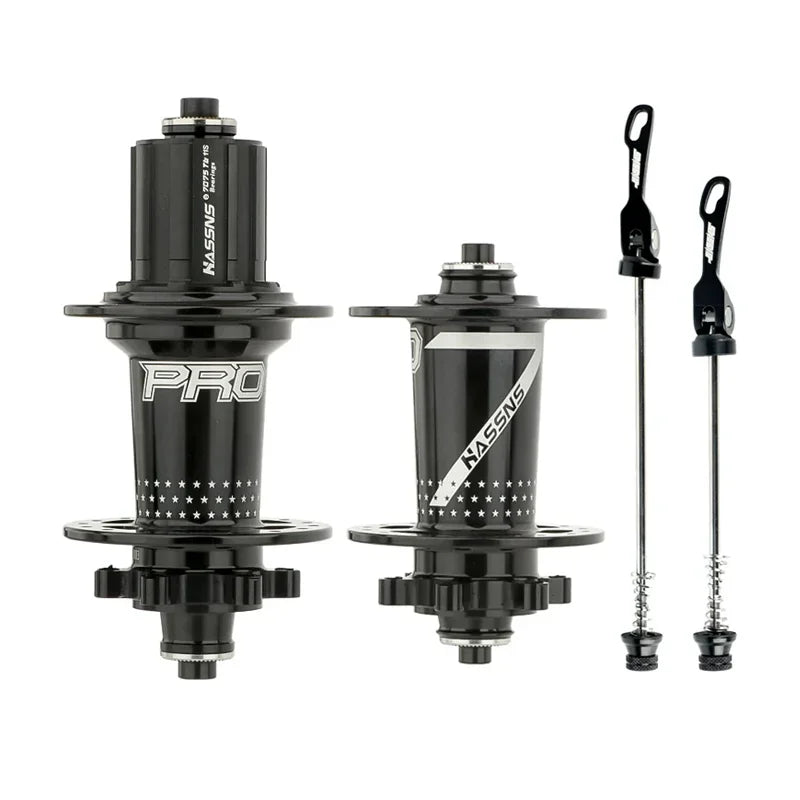 Hassns Cube Pro 7 32/24 Hole mtb Rear K7 Noisy Hub 4 Bearing 6 Pawl 120 Click Bicycle Cube Suitable For 7/8/9/10/11/12 Speeds