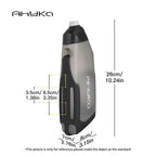 AhyKa Aerodynamic Bike Water Bottle Set 600ml Lightweight Road Bike Frame Down Tube Riding Water Bottle Squeeze to Drink Design