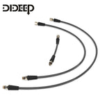 DIDEEP Diving Carbon Fiber Braided High Pressure Tube, Scuba Diving Residual Pressure Hose, Can Be Connected to Pressure Sensor