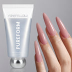 YOKEFELLOW PUREFORM Poly Gel Nail Extension Gel 50g Hard Builder Gel Pink Red