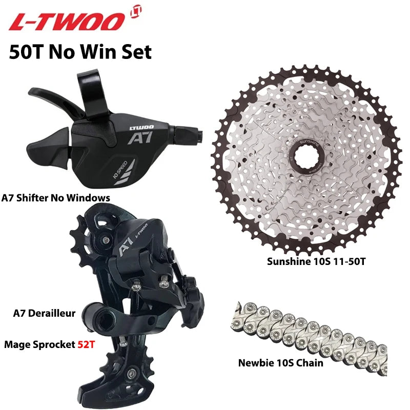 LTWOO A7 1X10S Groupset 10 Speed Shift Lever Derailleur SUNSHINE Cassette 36T 42T 46T 50T VXM Chain for MTB Mountain Bike Parts
