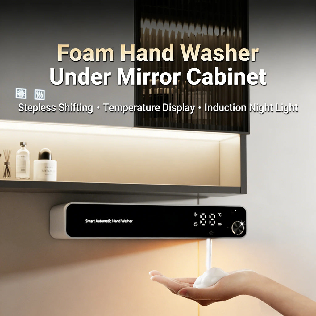 Automatic Soap Dispenser Screen Display foam Washing Machine Night Light Foaming soap dispenser USB charge Bathroom Kitchen