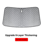 Tesla Model 3 Front Windshield Sunshade 6-Layer Upgraded Y S X Sunshade Automatic Block Summer Sunscreen Heat Shield Cover
