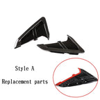For BMW X3 G01 X4 G02 2018-2021 ABS Carbon Fiber Car Front Fender Side Shark Gill Side Air Outlet Cover Trim Car Accessories