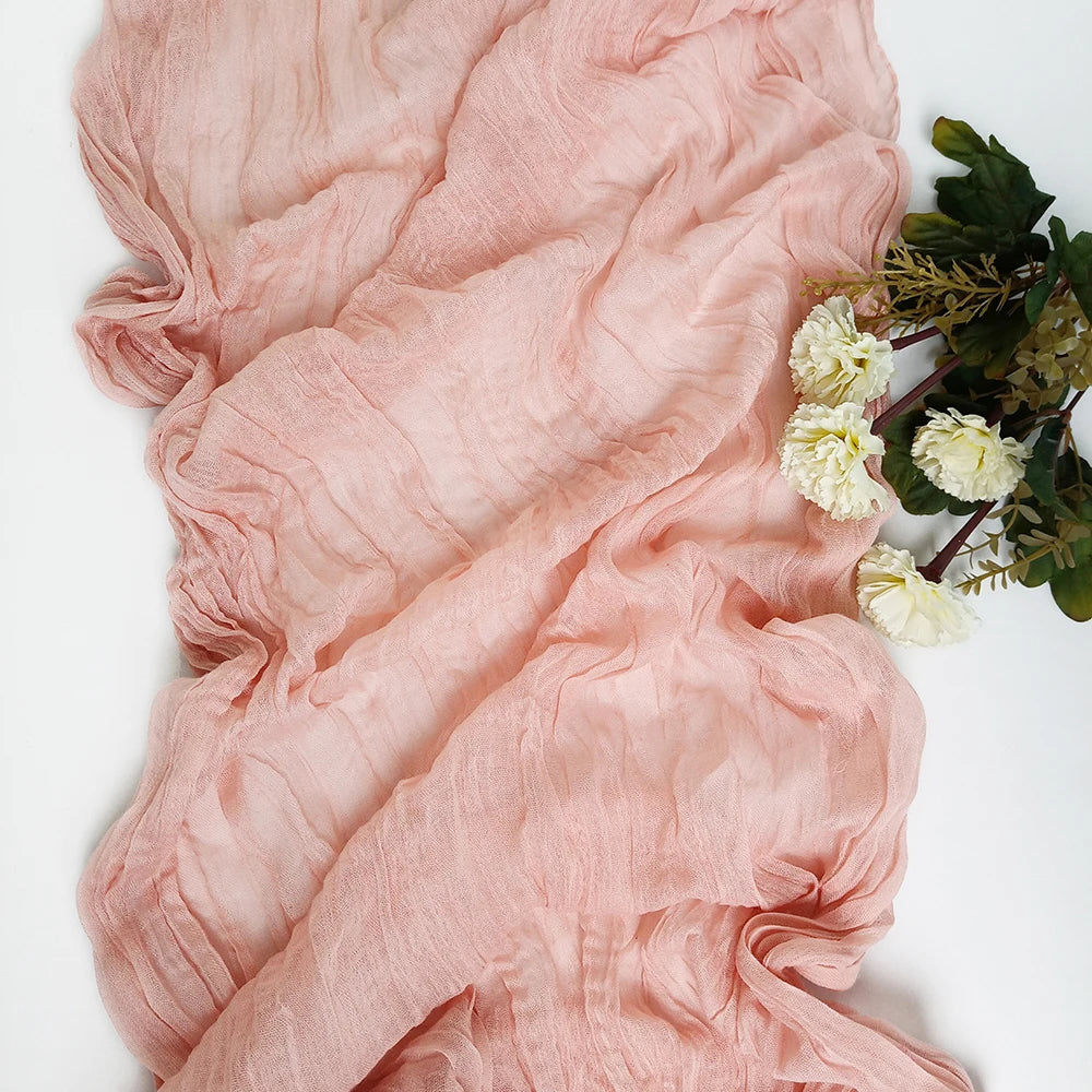 Orange pink / 4pcs 90X340cm