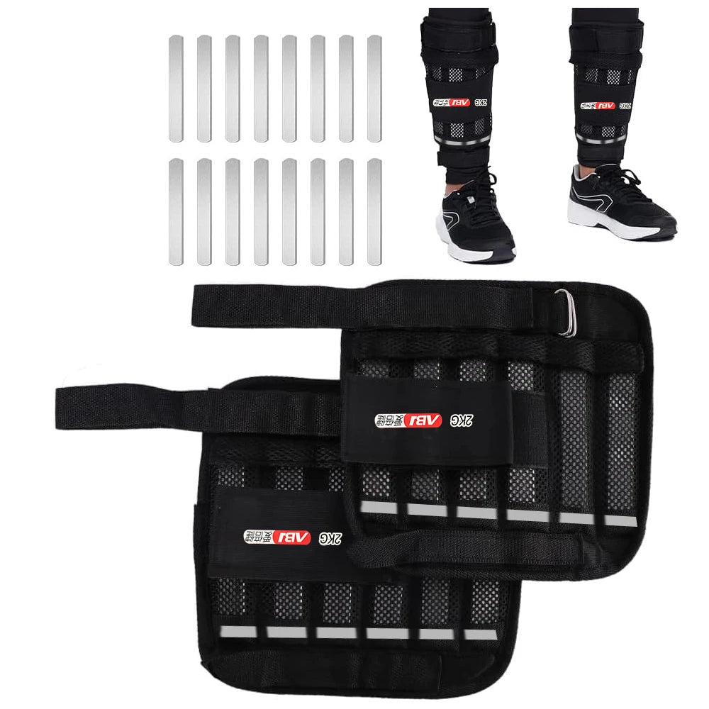 1Pair Adjustable Wrist Ankle Weights,Removable Arm & Leg Weight for Men & Women, Fitness, Strength Training, Running, Walking
