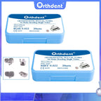 Orthdent 80Pcs/ 20Sets Dental Orthodontic Bondable Buccal Tubes Monoblock Single Non-Convertible Roth MBT 0.022 Dentistry Tool