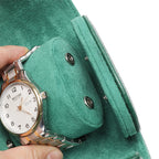 Embers Green Watch Roll 1 2 3 slots Luxury Genuine Watch Storage Box Travel Bag Watch Case Gift Box For Rolex