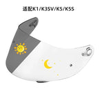 For AGV K5 K5S K5-S K3SV K1 K1S Compact ST Motorcycle Helmet Visor Lens Shield Glasses Full face Pin Accesorios Para Moto Casque