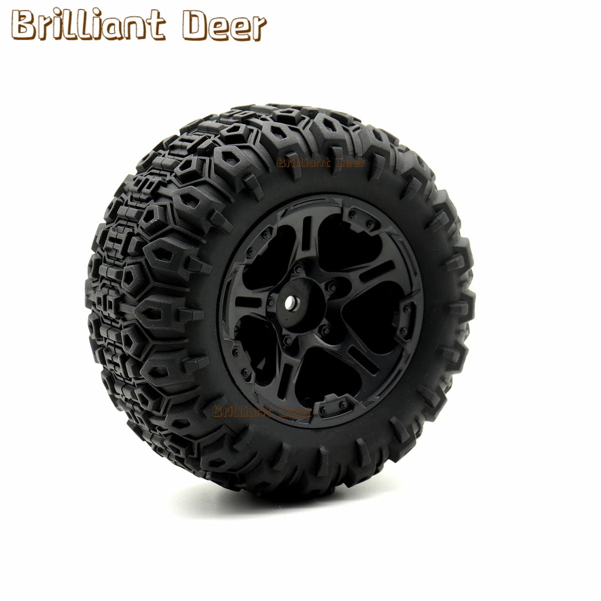 12mm Hex RC Tire and Wheel Upgrade Parts for Traxxas 1/10 MINI MAXX RC Monster Truck Remote Control Car Model Accessories