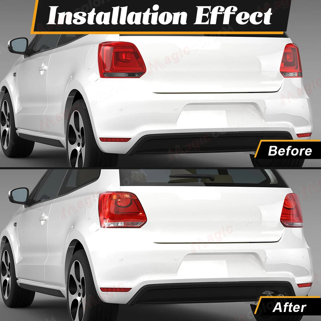 Taillights For Volkswagen VW Polo 6R 2009 2010 2011 2012 2013 2014 Brake Rear Tail Lights Assembly No Bulbs Car Accessories 12V