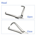 QSWTITAN  Stainless Steel Reduction Forceps with Pointed Bone Locking Forceps Plate Holding Orthopedic Surgery Instrument