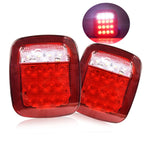 2Pcs 12V White