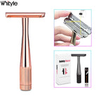 Whityle16T ECO-friend Safety Hair Shaver for Women AC Guard Blades Shaving Razor for Male & Female One Blade Shaver for Body