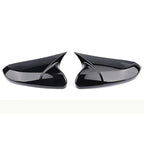 Horn Shape ABS Carbon Fiber Style Rear View Side Mirror Cover Rearview Caps For Honda For Civic 10th 2016 2017 2018 2019 2020