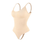 Smoothing Shapewear Bodysuit for Women Faja Full Body Shaper Thong Soft Body Shaping Sculpting Breast Slimming Underwear