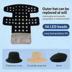 LED Hair Growth Helmet Cap 56 LED Beads 660nm/850nm Red Light Therapy, 1pc