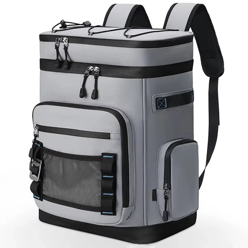 30L Waterproof Insulated Cooler Backpack, Leakproof Soft Cooler Rucksack, 35 Cans