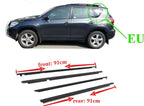 4 Pcs USA or EU Windows Rubber Outside for Toyota RAV4 2009-2012 75720-0R020 Glass Protector Weather Strip for RAV-4 Glass XA30