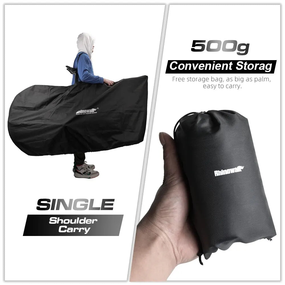 Rhinowalk Road Bicycle Storage Bag Cover Portable Fits 27.5" And below MTB/700C Road Bike Light Bike Travel Carry Shoulder Bag